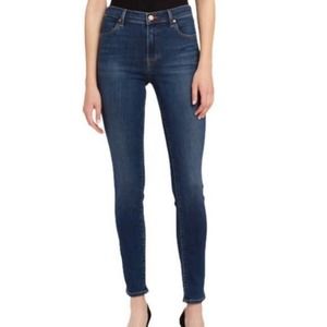 DTLA Brand Jeans Indigo Blue High Waist Cotton-Blend Skinny Denim Jeans Size 30